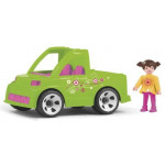 Igráček záhradníčka na aute